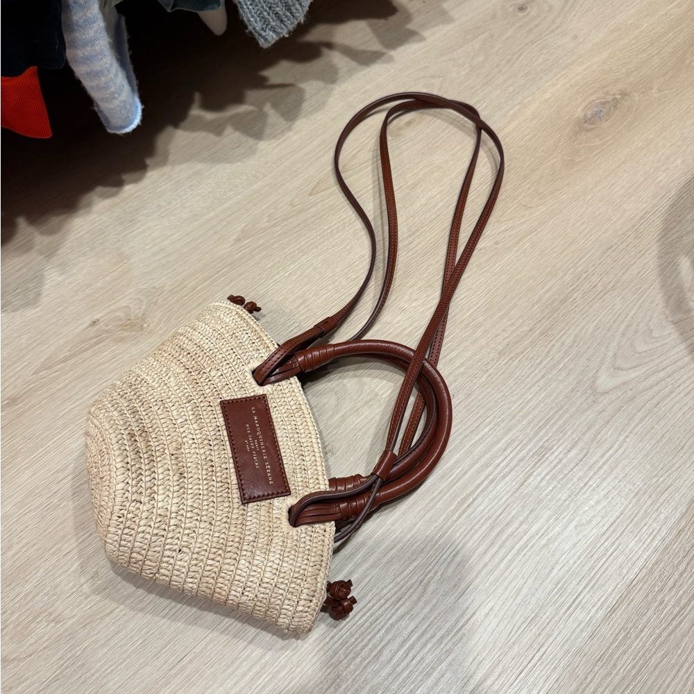 Sezane Justine Mini Basket Bag